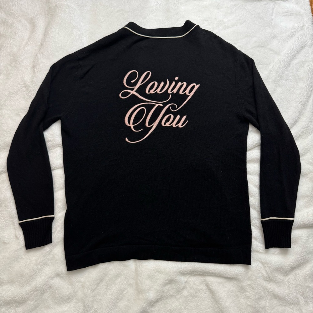 AMIRI Loving You Cardigan - Black - XXL